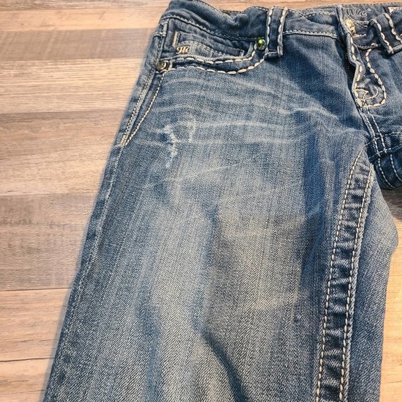 Miss me size 27 women's bootcut distressed jeans - Picture 3 of 13